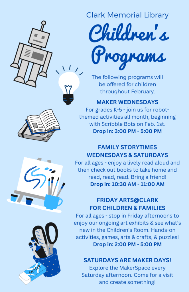 Clark Memorial Library Children's Programs