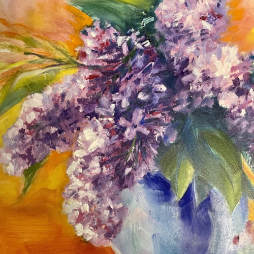 "Lilac" Oil Painting