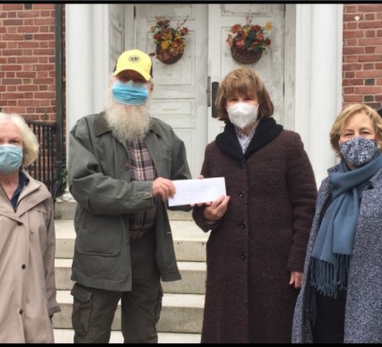 Donation from the Lions Club, December 2021